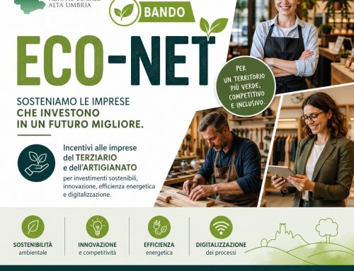 GAL ALTA UMBRIA: PUBBLICATO IL BANDO PER IL SOSTEGNO ALLE MICROIMPRESE DELL’ALTA UMBRIA